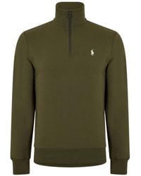 Polo Ralph Lauren - Quarter Zip-Up Hoodie - Lyst