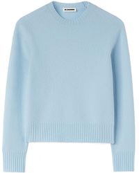 Jil Sander - Crewneck Long-Sleeved Jumper - Lyst