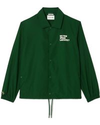 Lacoste - Lightweight Showerproof Ripstop Coach Jacket - Lyst