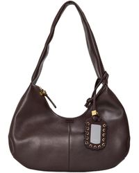 Ganni - Softleather Hobo Shoulder Bag - Lyst