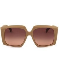 Max Mara - Square Frame Sunglasses - Lyst