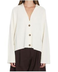Loulou de Saison - Kaia Buttoned Cardigan - Lyst