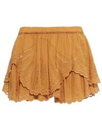 Isabel Marant - Isabel Marant Étoile Layale Ruffled Shorts - Lyst
