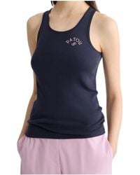 Patou - Logo Tank Top - Lyst