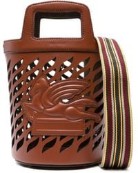 Etro - Pegaso Motif Cut Out Detailed Tote Bag - Lyst