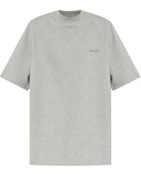 The Attico - The Logo Embroidered Oversized T-Shirt - Lyst