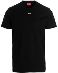 DIESEL - T-Diegor-D Logo-Patch Crewneck T-Shirt - Lyst