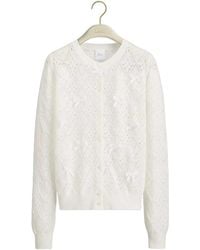 Dior - Iviera Embroidered Cardigan - Lyst