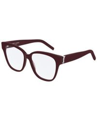 Saint Laurent - Eyewear Square Frame Glasses - Lyst