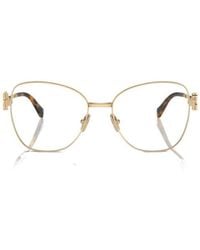Miu Miu - Eyewear Cat-Eye Glasses - Lyst