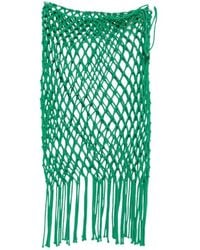 Frankie Shop - Fringed Knit Skirt - Lyst