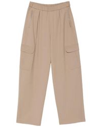 Fabiana Filippi - Elastic-Waist Casual Trousers - Lyst