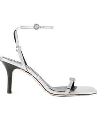 Aeyde - Stiletto Heel Ankle Strap Sandals - Lyst