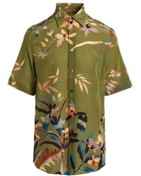 Etro - Floral-Pattern Buttoned Shirt - Lyst
