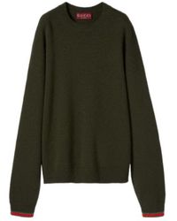 Gucci - Stripe Detailed Knit Sweater - Lyst