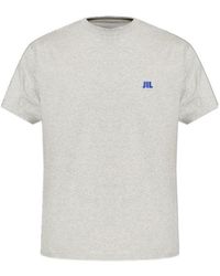Jil Sander - Logo Embroidered T-Shirt - Lyst