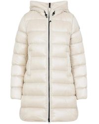 Moncler - Zip-Up Quilted Coat - Lyst