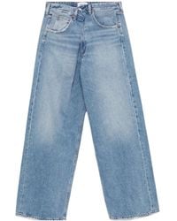 Agolde - Pleated Detail Denim Trousers - Lyst