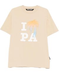 Palm Angels - Palm-Tree-Print T-Shirt - Lyst