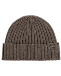 Paul & Shark - Ribbed Beanie Hat - Lyst