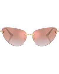 Versace - Eyewear Cat-Eye Frame Sunglasses - Lyst