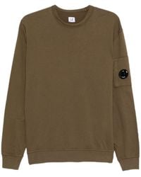 C.P. Company - Lens Detailed Crewneck Sweatshirt - Lyst