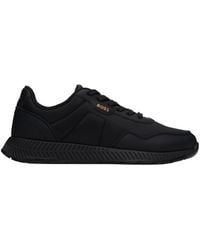 BOSS - Boss Titanium Runn Low-Top Sneakers - Lyst