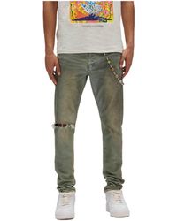 Purple Brand - Distressed-Look Mid-Rise Jeans - Lyst