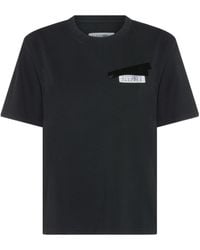 MM6 by Maison Margiela - Numeric Signature Crewneck T-Shirt - Lyst