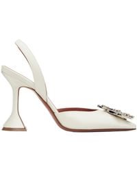 AMINA MUADDI - Begum Sling 95 Pointed-Toe High-Heeled Sandals - Lyst