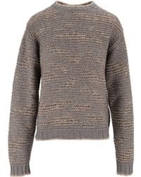 Fabiana Filippi - Distressed Crewneck Jumper - Lyst