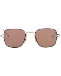 Thom Browne - Eyewear Squared Frame Sunglasses - Lyst
