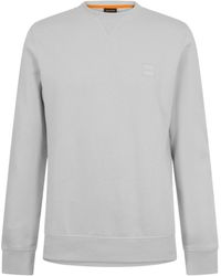 BOSS - Westart Crew Sweatshirt, Premium Cotton - Lyst