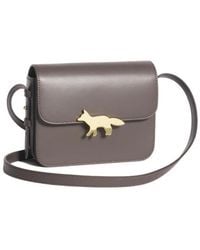 Maison Kitsuné - Maison Kitsuné Edie Small Crossbody Bag - Lyst