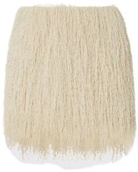 Liu Jo - Fringe Mini Skirt - Lyst