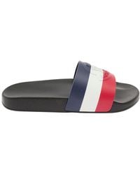 Moncler - Basile Logo Slide Sandals - Lyst
