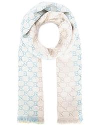 Gucci - Gg Jacquard Scarf - Lyst