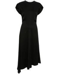 Victoria Beckham - Twist Shoulder Dress - Lyst
