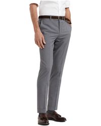 Brunello Cucinelli - Tapered-Leg Wool Trousers - Lyst