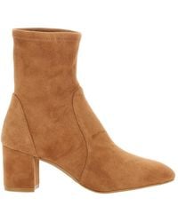 Stuart Weitzman - 'Yuliana' Ankle Boots With Medium Block Heel - Lyst