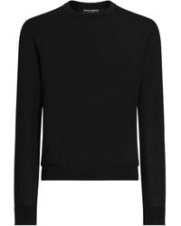 Dolce & Gabbana - Long Sleeved Crewneck Jumper - Lyst
