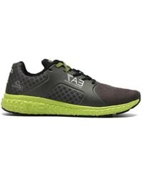 EA7 - Logo Lace Up Casual Sports Shoes - Lyst