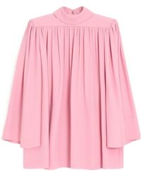 Valentino - Cady Couture Pleated Top - Lyst