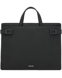 Ferragamo - Ferragamo Gancini Buckled Briefcase - Lyst