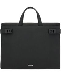 Ferragamo - Ferragamo Gancini Buckled Briefcase - Lyst