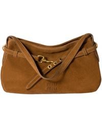 Miu Miu - Aventure Zipped Shoulder Bag - Lyst