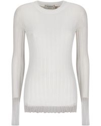 Sportmax - Acino Crewneck Knitted Top - Lyst