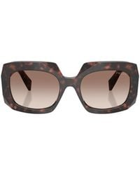 Prada - Eyewear Oversized-Frame Sunglasses - Lyst