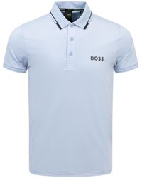 BOSS - Short-Sleeved Polo Shirt - Lyst