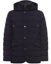 Moorer - Quilted Hooded Down Jacket - Lyst
